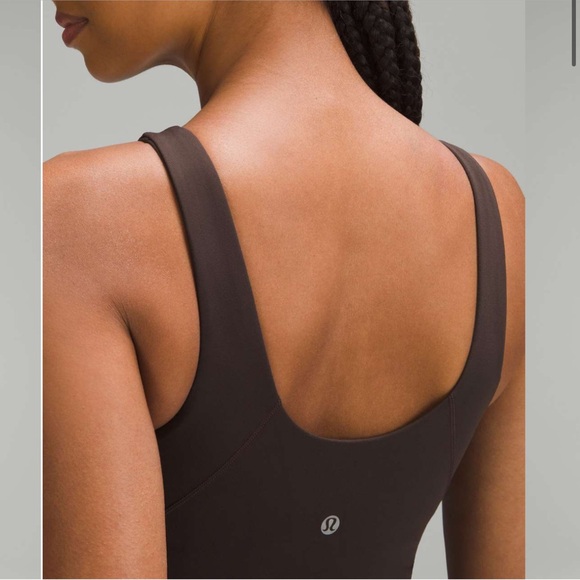 NWT Lululemon Brown Espresso Align High Neck Tank Top Workout Athletic Wear 2 - Picture 5 of 5